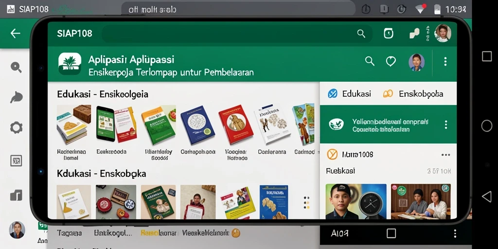 Tampilan antarmuka aplikasi SIAP108 yang informatif dan mudah digunakan.
